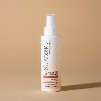 St. Moriz Professional Clear Complexion Face Self-Tanning Mist Medium 150ml