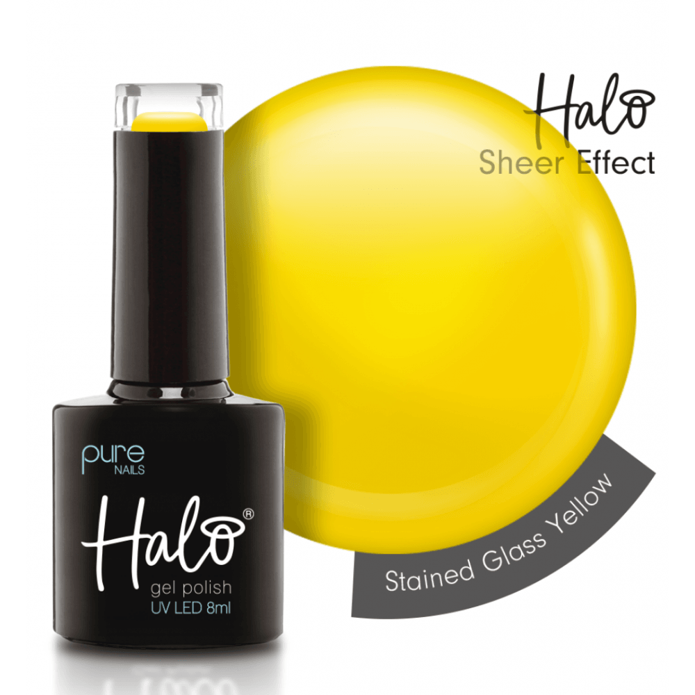 Halo Stained Glass Yellow Gel Polish 8ml
