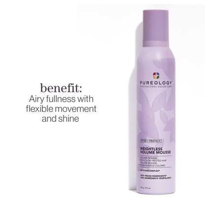 Pureology Style & Protect Weightless Volume Mousse 238g