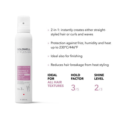 Goldwell Style Sign Heat Styling Shaping & Finishing Spray 200ml