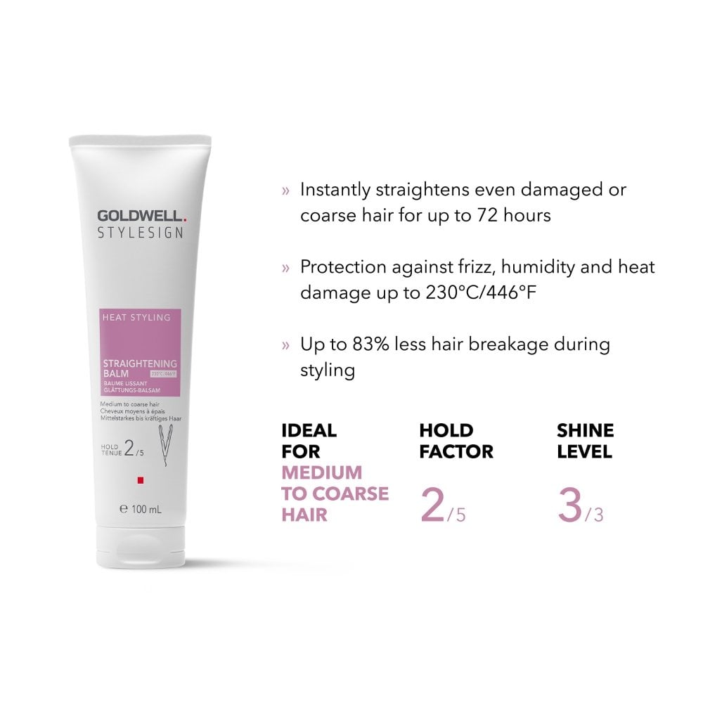 Goldwell Style Sign Heat Styling Straightening Balm 100ml
