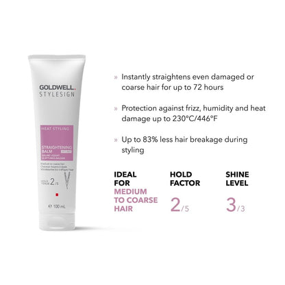 Goldwell Style Sign Heat Styling Straightening Balm 100ml