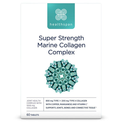 Healthspan Super Strength Marine Collagen 1,000mg 60 Tablets