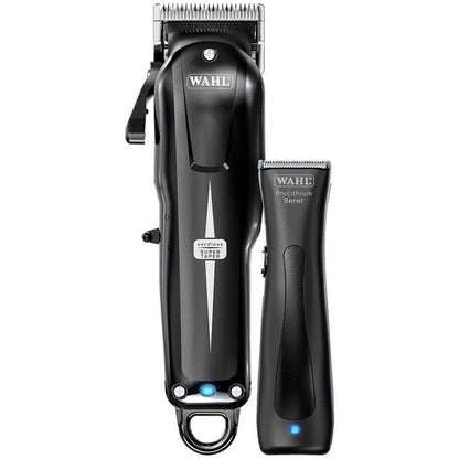 Wahl Professional Cordless Super Taper Hair Clipper & Beret Trimmer Pack