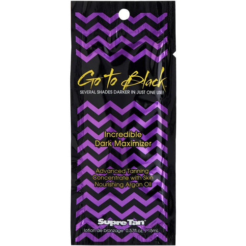 Supre Tan Go To Black Maximiser Tanning Accelerator Lotion Sachet 15ml