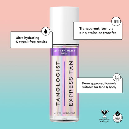 Tanologist Express Self Tan Water Medium 200ml