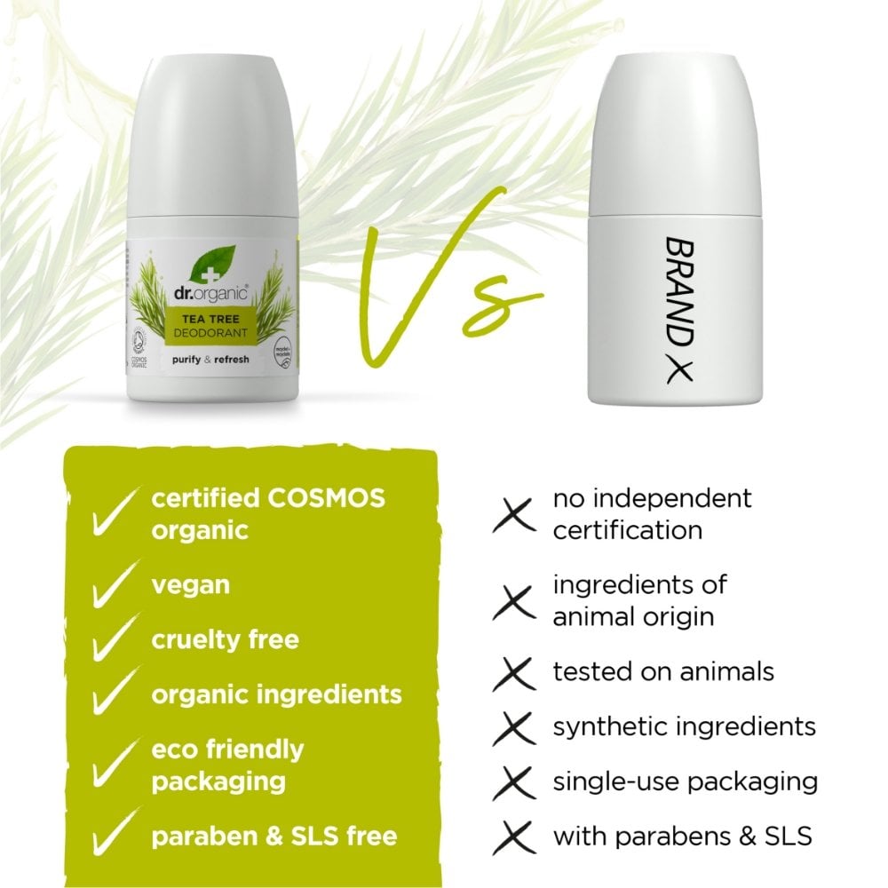 Dr. Organic Tea Tree Deodorant 50ml
