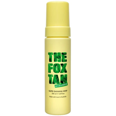 The Fox Tan Rapid Banana Whip Tanning Accelerator Foam 200ml