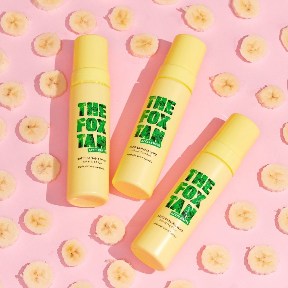 The Fox Tan Rapid Banana Whip Tanning Accelerator Foam 200ml