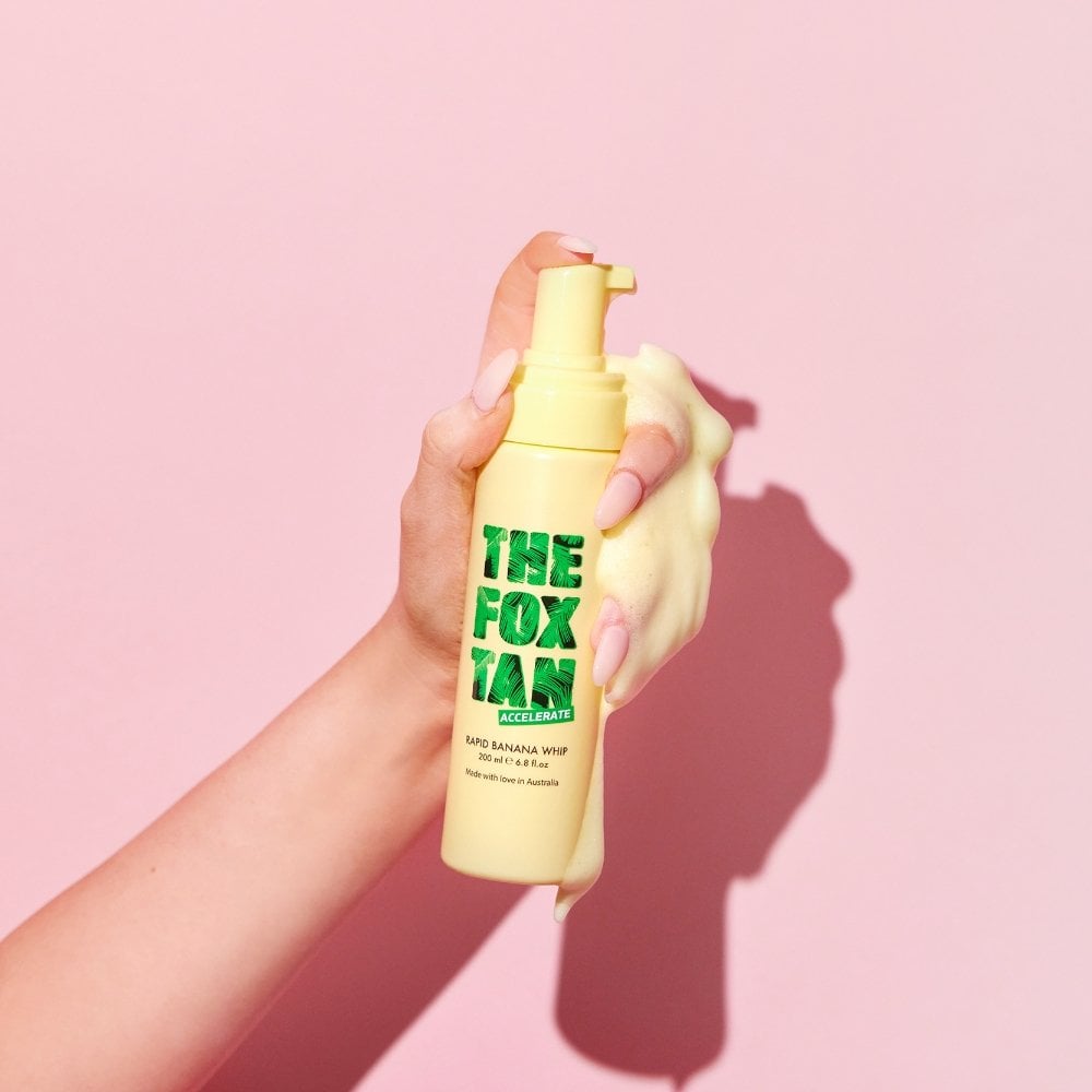 The Fox Tan Rapid Banana Whip Tanning Accelerator Foam 200ml