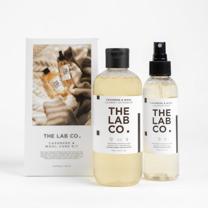 The Lab Co Cashmere & Wool Detergent & Mist Laundry Care Kit