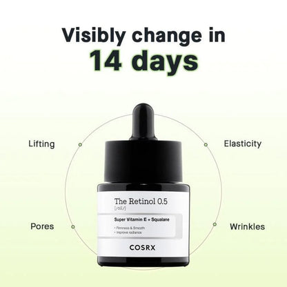 CosRx The Retinol 0.5 Oil Super Vitamin E & Squalane 20ml