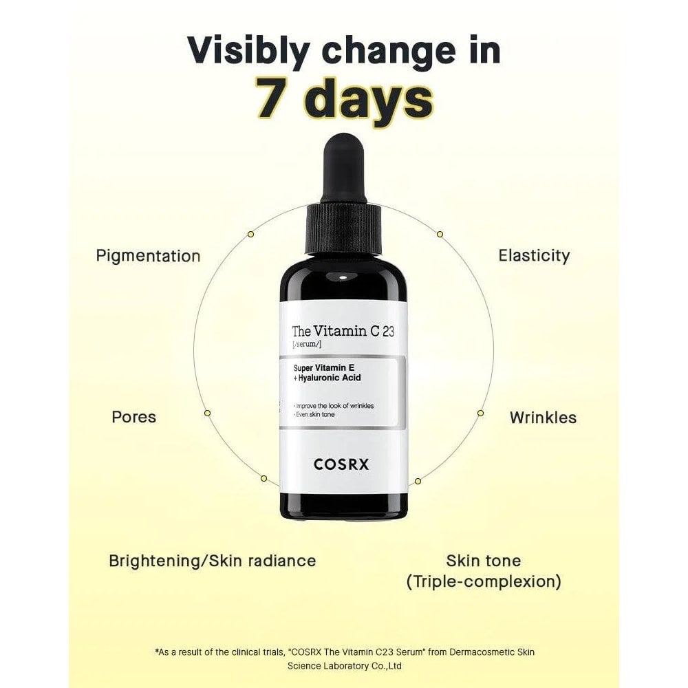 CosRx The Vitamin C 23 Super Vitamin E & Hyaluronic Acid Serum 20g