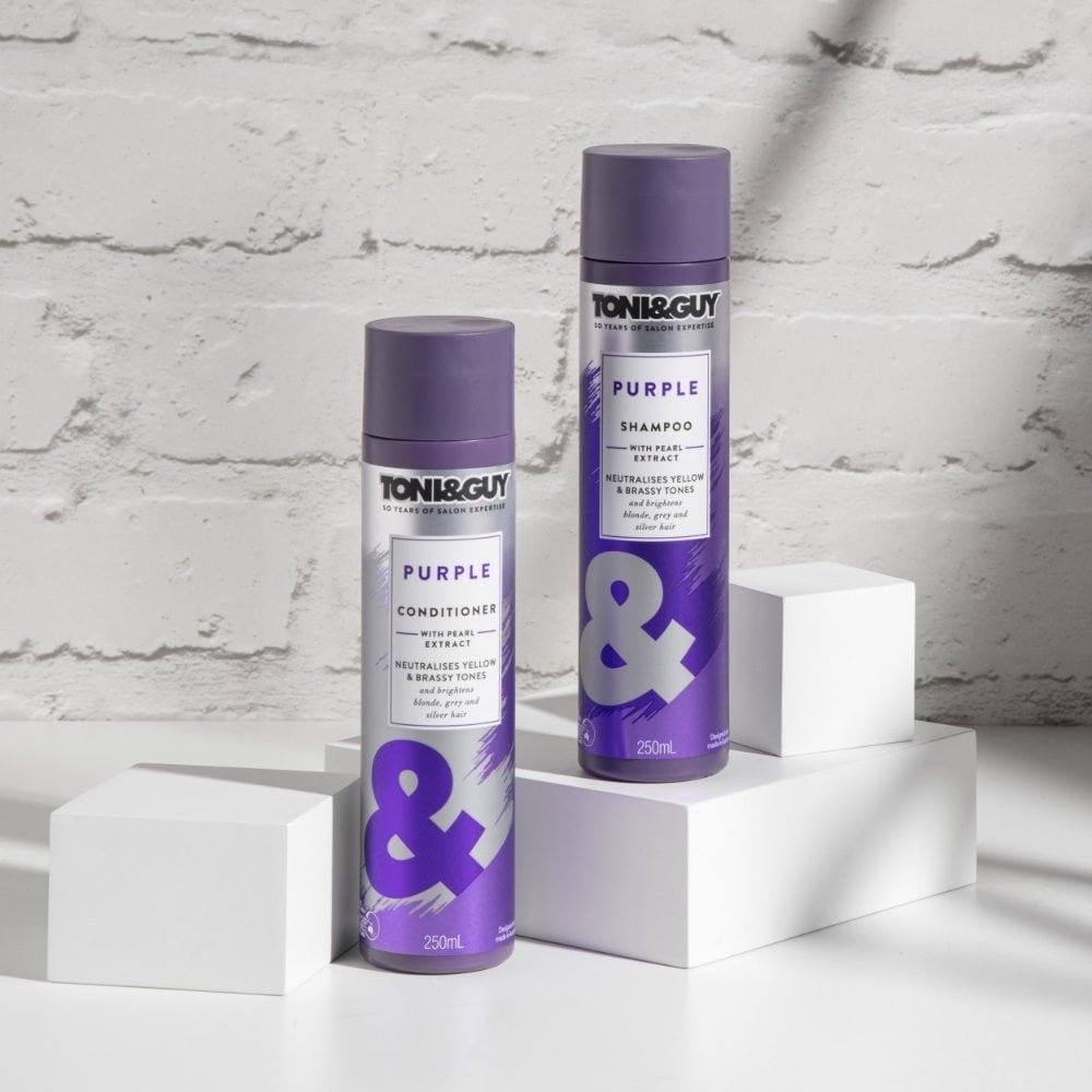 Toni & Guy Purple Shampoo & Conditioner Twin 2 x 250ml