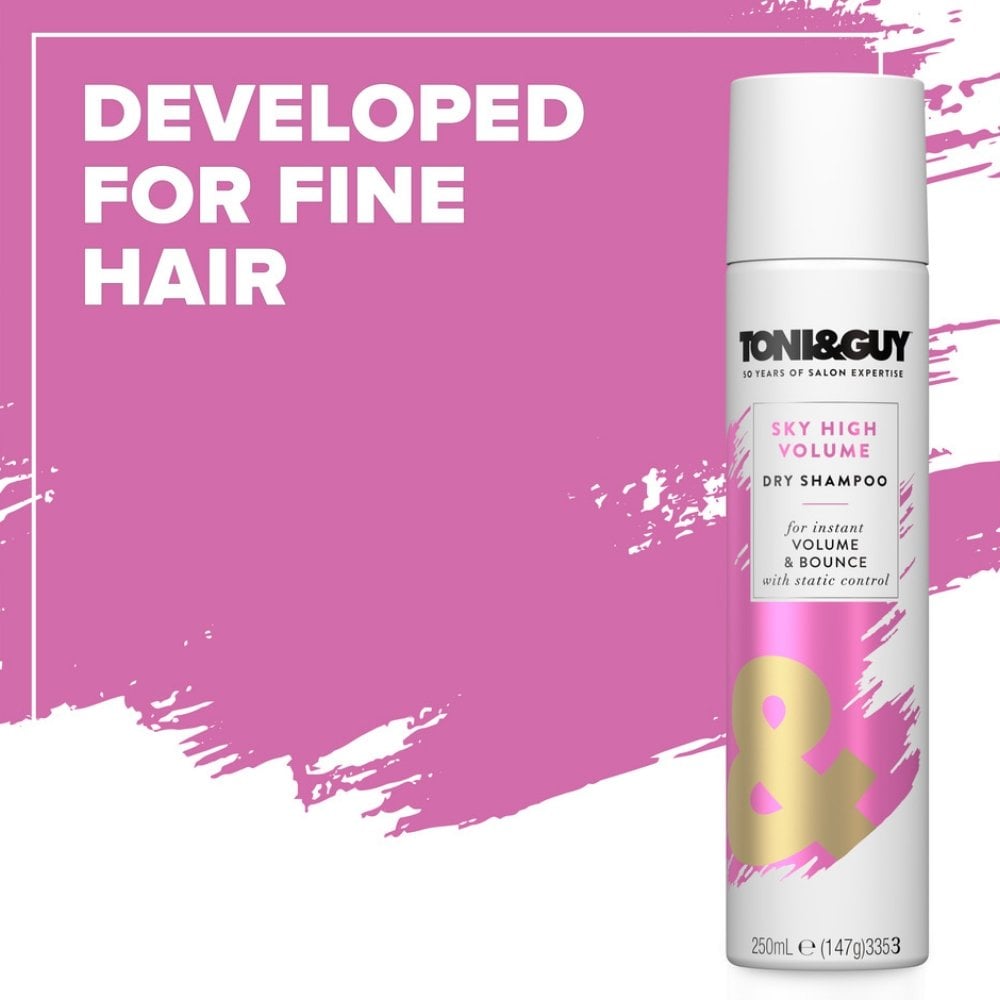 Toni & Guy Sky High Volume Dry Shampoo 250ml