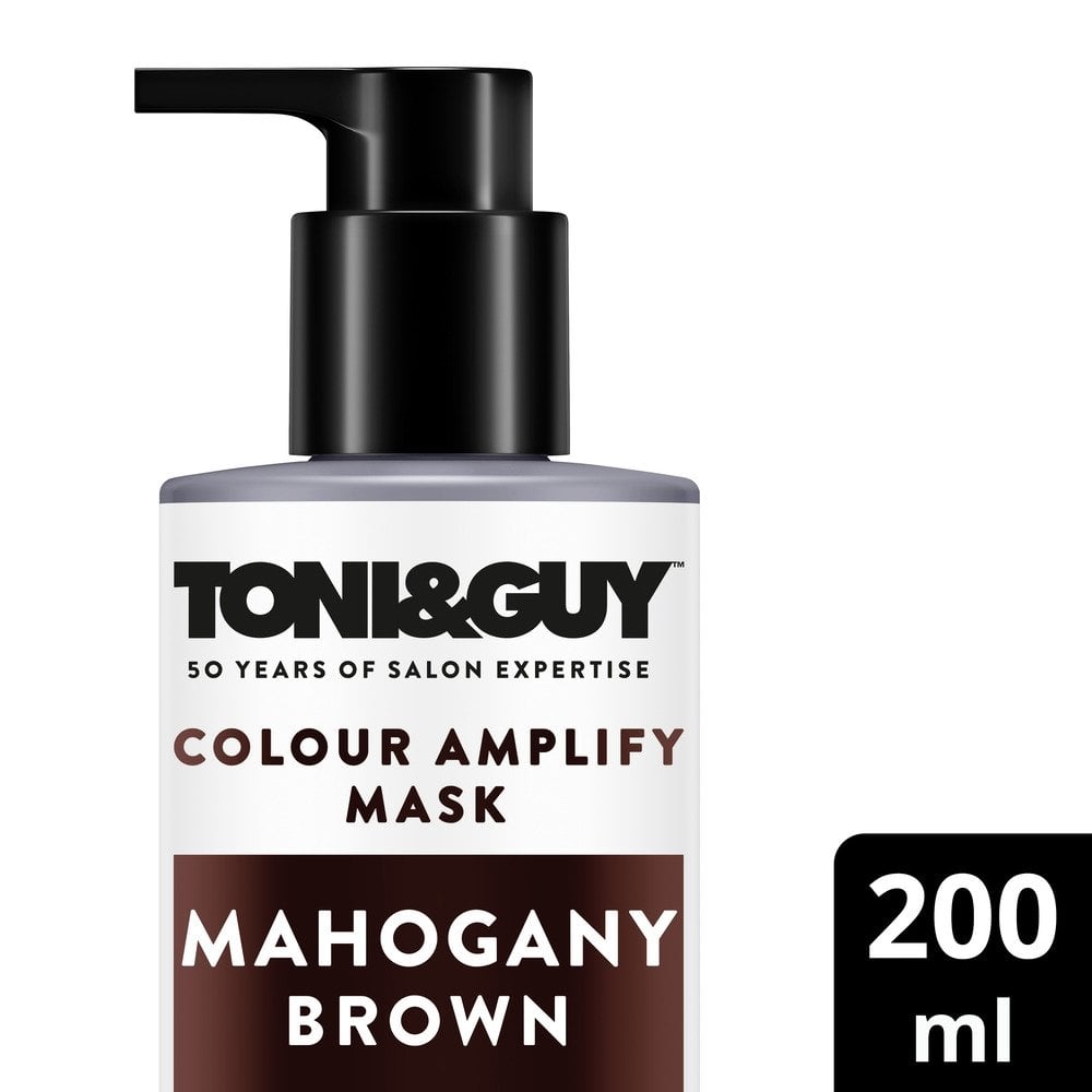 Toni & Guy Temporary Colour Amplify Mask Mahogany Brown 200ml