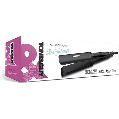 Toni & Guy XXL Advanced Ionic Tourmaline Wide Plate Hair Straightener