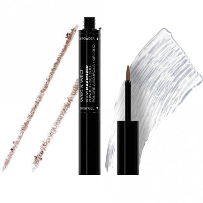 Wet N Wild Ultimate Brow Maximiser Powder & Gel Duo Neutral Brown 3.25g