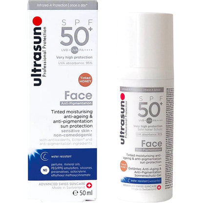 Ultrasun Face Anti-Pigmentation Tinted Sun Protection Lotion PA++++ SPF50+ 50ml
