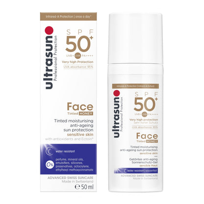 Ultrasun Face Tinted Honey Sun Protection PA++++ SPF50+ 50ml