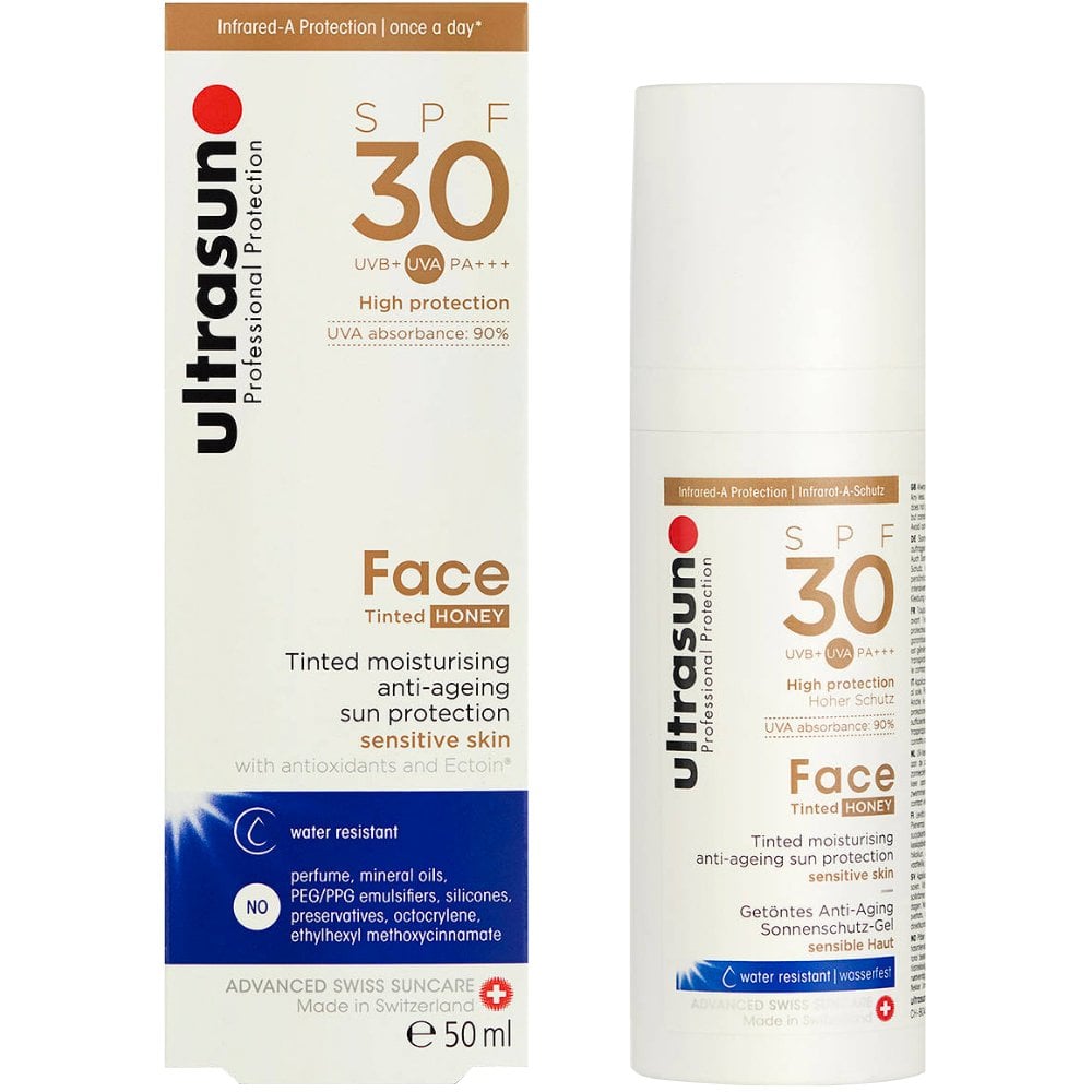 Ultrasun Face Tinted Honey Sun Protection PA+++ SPF30 50ml