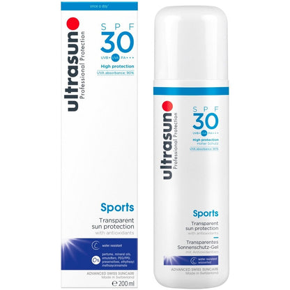 Ultrasun Sports Transparent Sun Protection Gel PA+++ SPF30 200ml