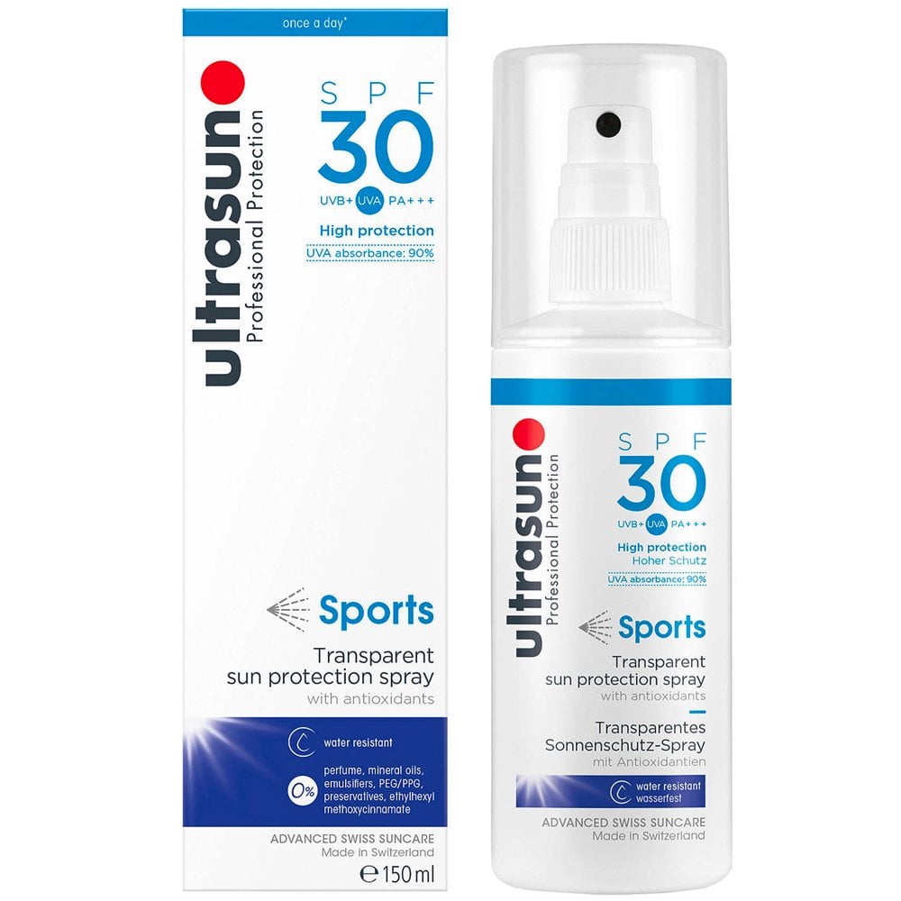 Ultrasun Sports Transparent Sun Protection Spray PA+++ SPF30 150ml
