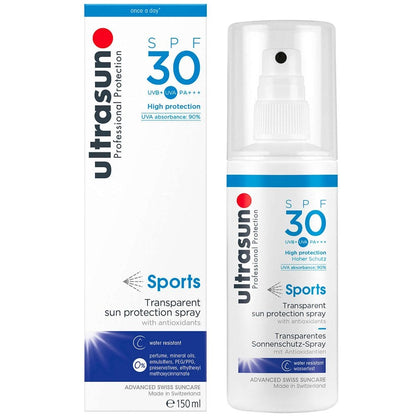 Ultrasun Sports Transparent Sun Protection Spray PA+++ SPF30 150ml