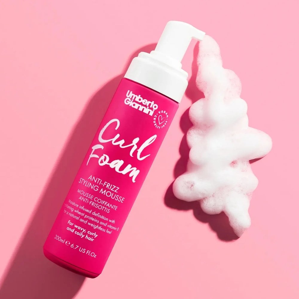 Umberto Giannini Curl Foam Anti-Frizz Styling Mousse 200ml