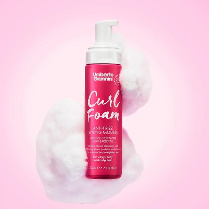 Umberto Giannini Curl Foam Anti-Frizz Styling Mousse 200ml