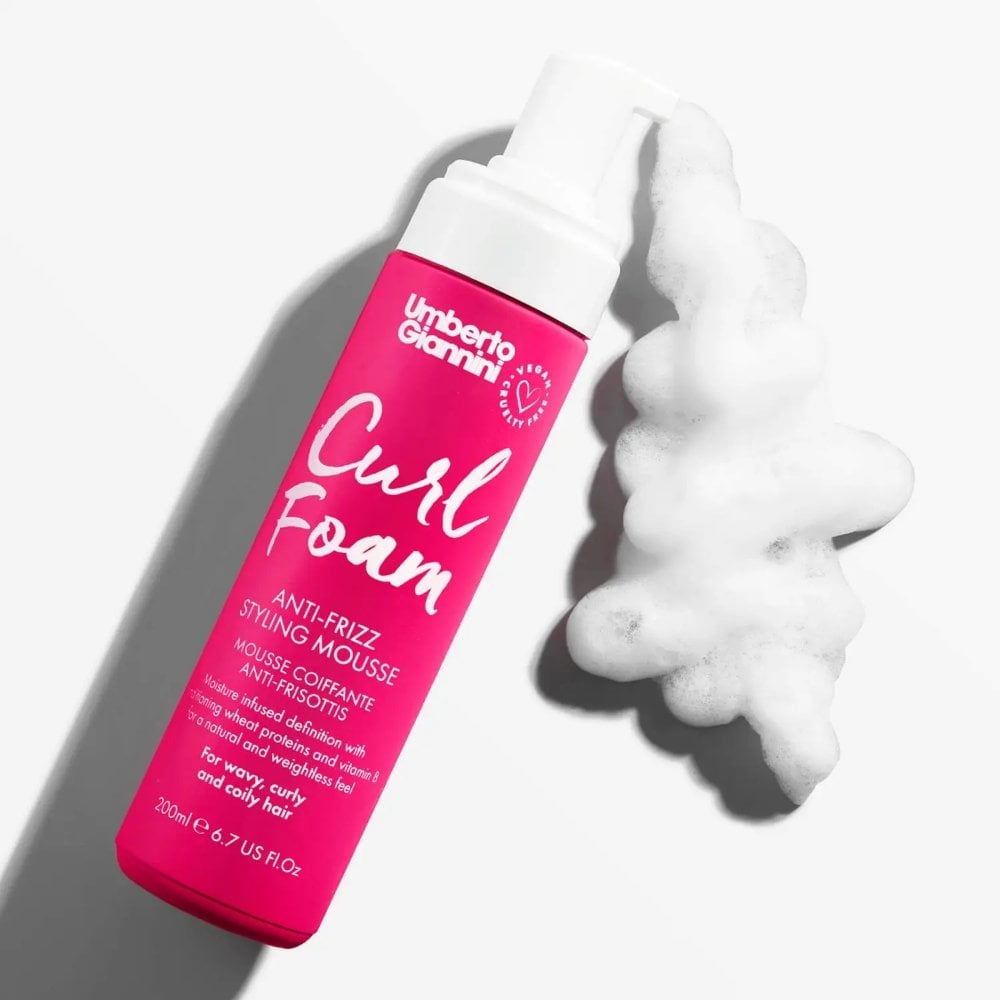 Umberto Giannini Curl Foam Anti-Frizz Styling Mousse 200ml