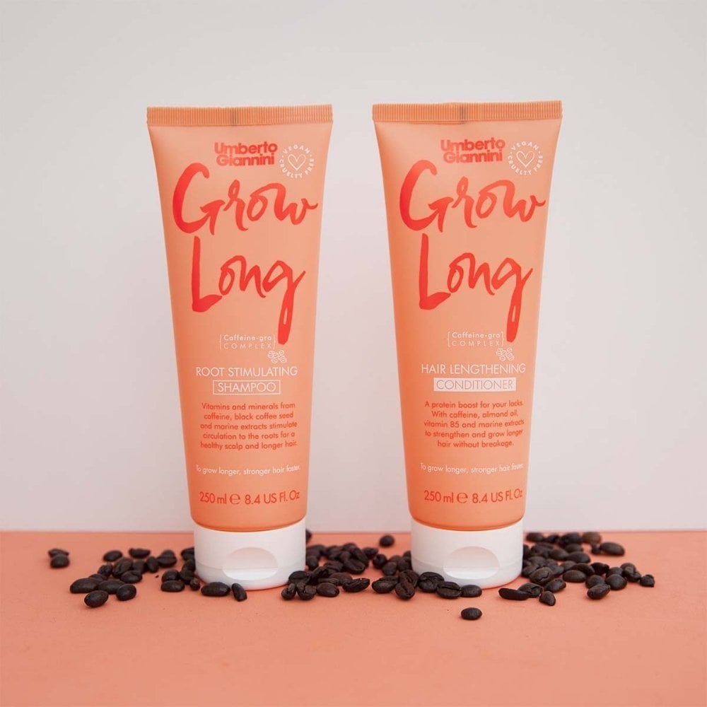 Umberto Giannini Grow Long Root Stimulating Shampoo & Conditioner Twin 2 x 250ml