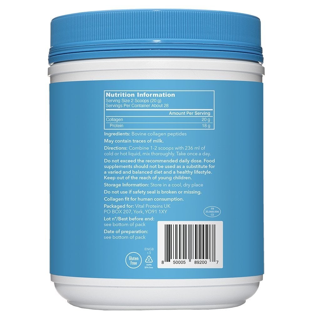 Vital Proteins Unflavoured Collagen Peptides Duo 2 x 567g