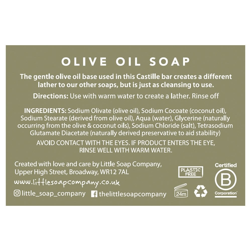 Eco Warrior Unperfumed Olive Oil Soap Bar 100g