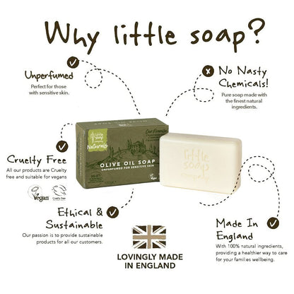 Eco Warrior Unperfumed Olive Oil Soap Bar 100g