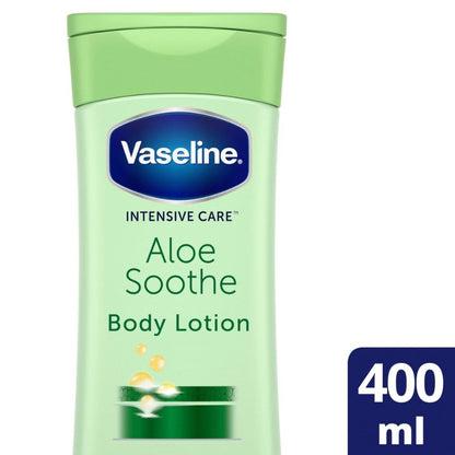 Vaseline Intensive Care 48h Light Moisture Aloe Soothe Body Lotion 400ml