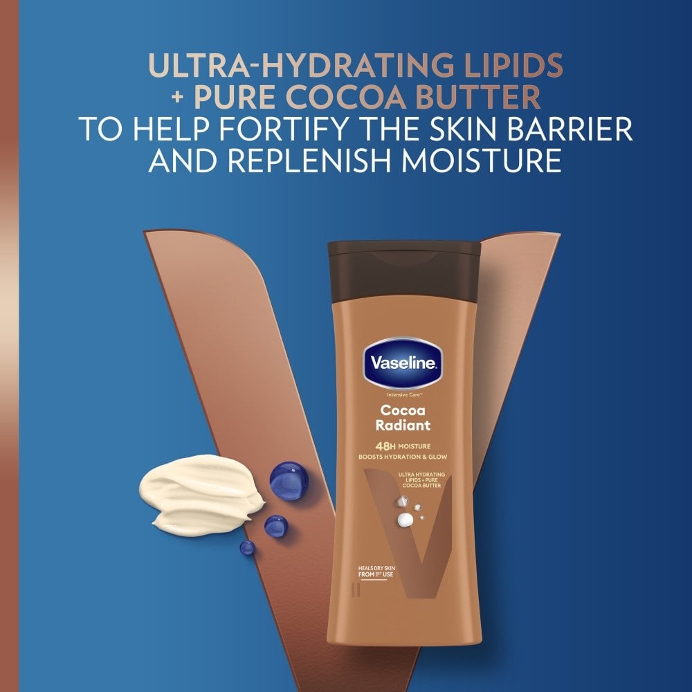 Vaseline Intensive Care 48h Moisture Cocoa Radiant Body Lotion 400ml