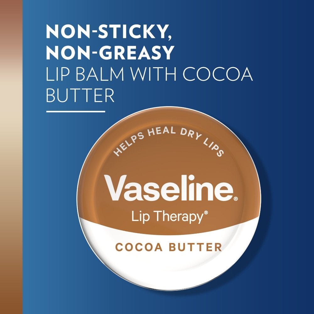 Vaseline Lip Therapy Cocoa Butter Lip Balm Tin 20g