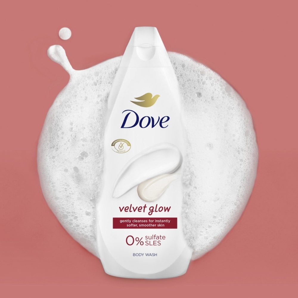 Dove Velvet Glow Body Wash 450ml