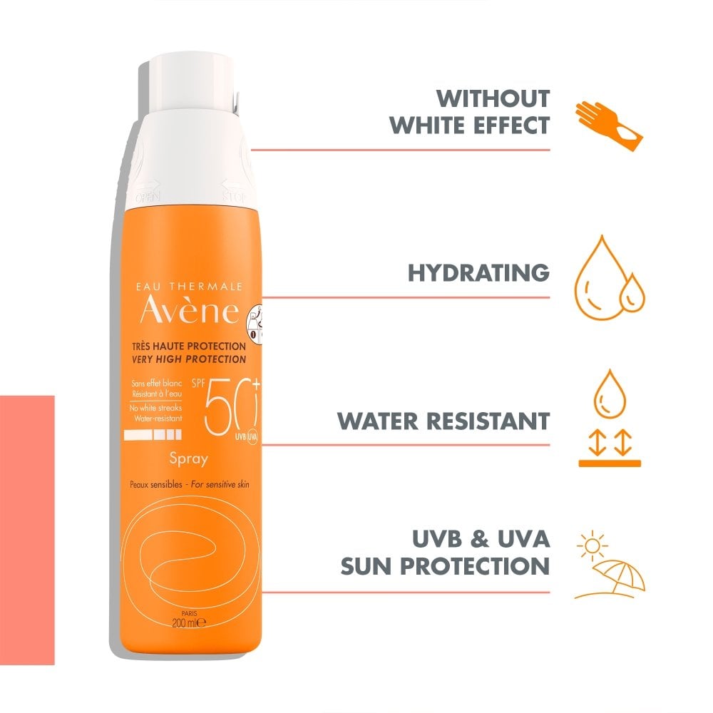 Avene Very High Protection Spray Sun Cream SPF50+ 200ml