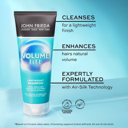 John Frieda Volume Lift Lightweight Shampoo & Conditioner Twin 2 x 250ml