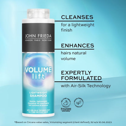 John Frieda Volume Lift Lightweight Shampoo & Conditioner Twin 2 x 500ml