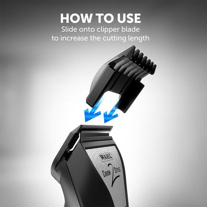 Wahl Professional Bellissima Chromestyle Cutting Guide Comb Set Pack of 6
