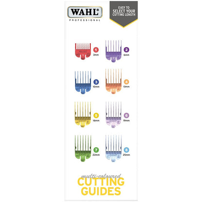 Wahl Professional Coloured Clipper Attachments 1-8