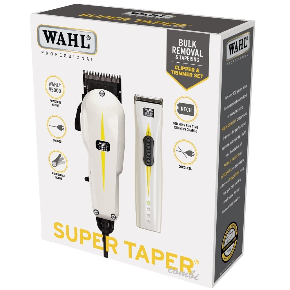 Wahl Professional Super Taper Hair Clipper & Trimmer Pack