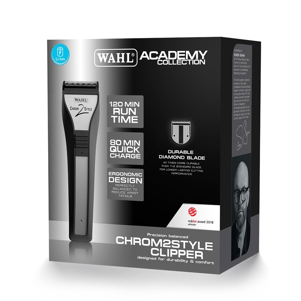 Wahl Professional Cordless Chrom2Style Hair Clipper