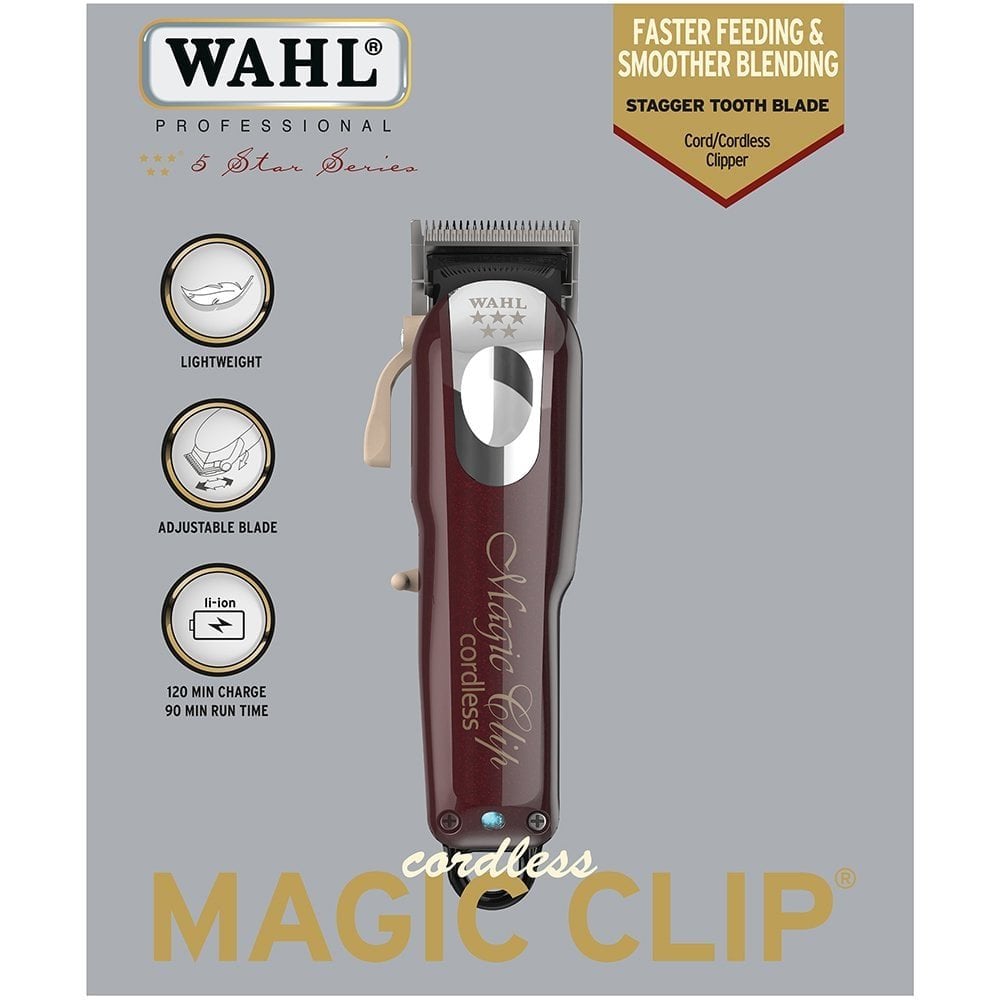 Wahl Professional Cordless Magic Clip Clipper + Cordless Detailer Li Trimmer Duo