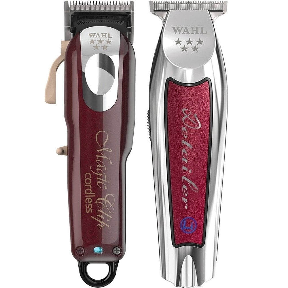 Wahl Professional Cordless Magic Clip Clipper + Cordless Detailer Li Trimmer Duo