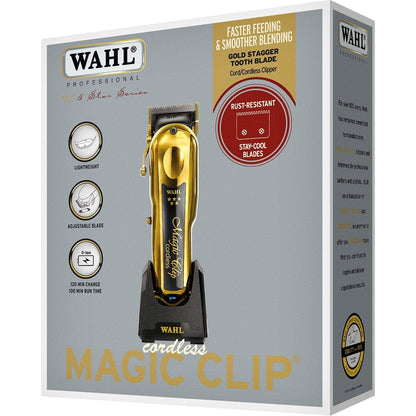 Wahl Professional Cordless Magic Clip Hair Clipper Gold