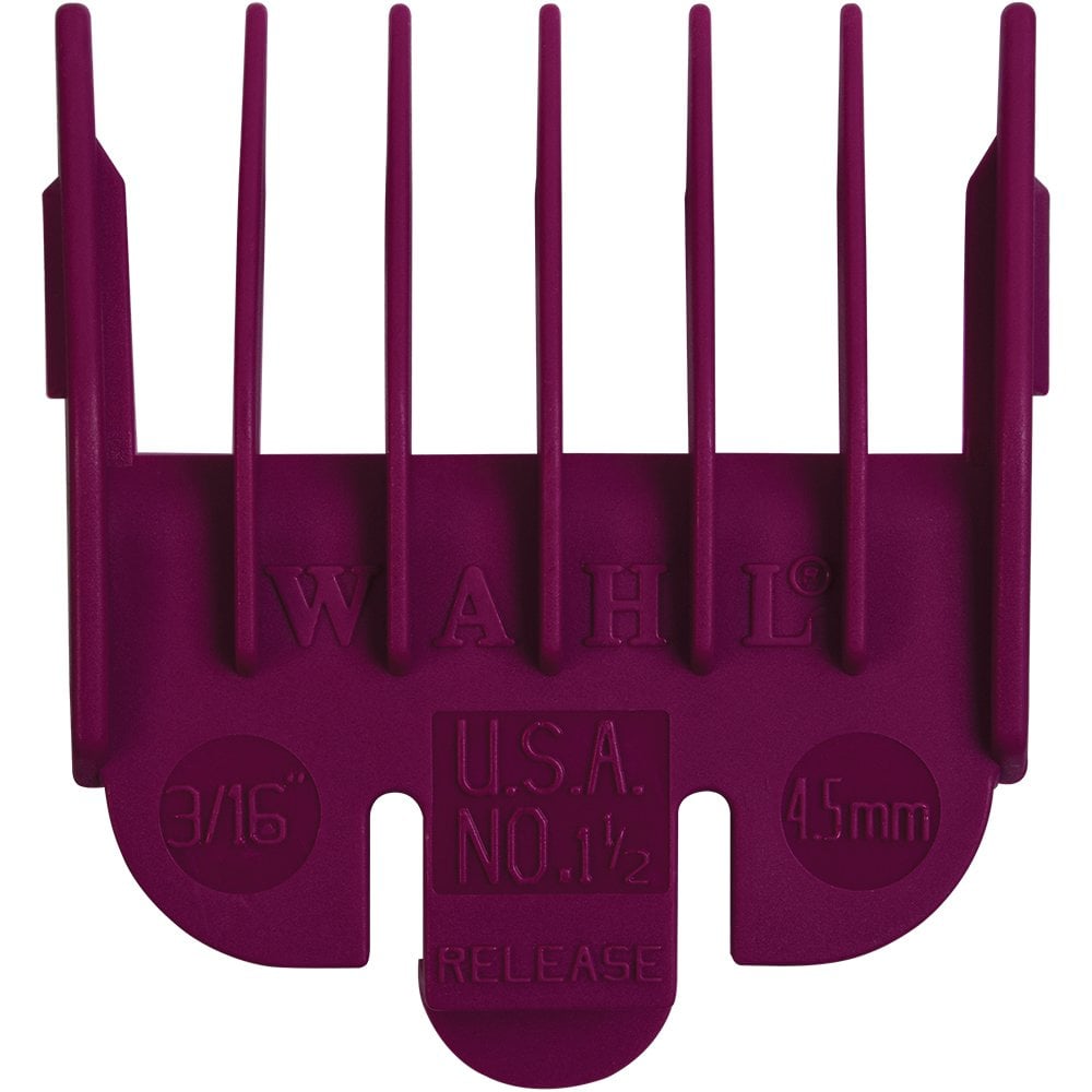 Wahl Professional No 1.5 Grade Comb Attachment 4.5mm Plum